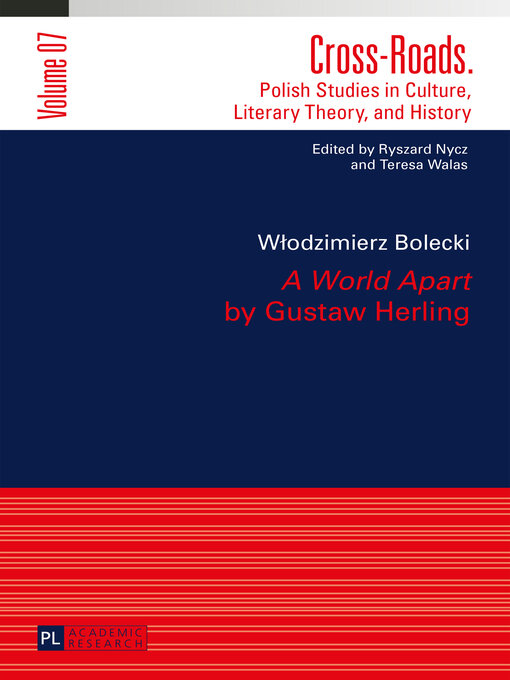 Title details for «A World Apart»  by Gustaw Herling by Ryszard Nycz - Available